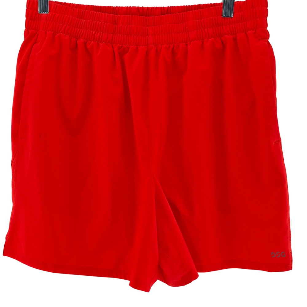DSG Athletic Shorts Mens Large Red Everyday Casual Lightweight Basic‎ Activewear